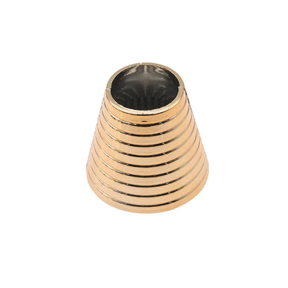 Goth Punk Geometric Metal Hair Ring Ponytail Cuff rose-gold by HitMyNeed