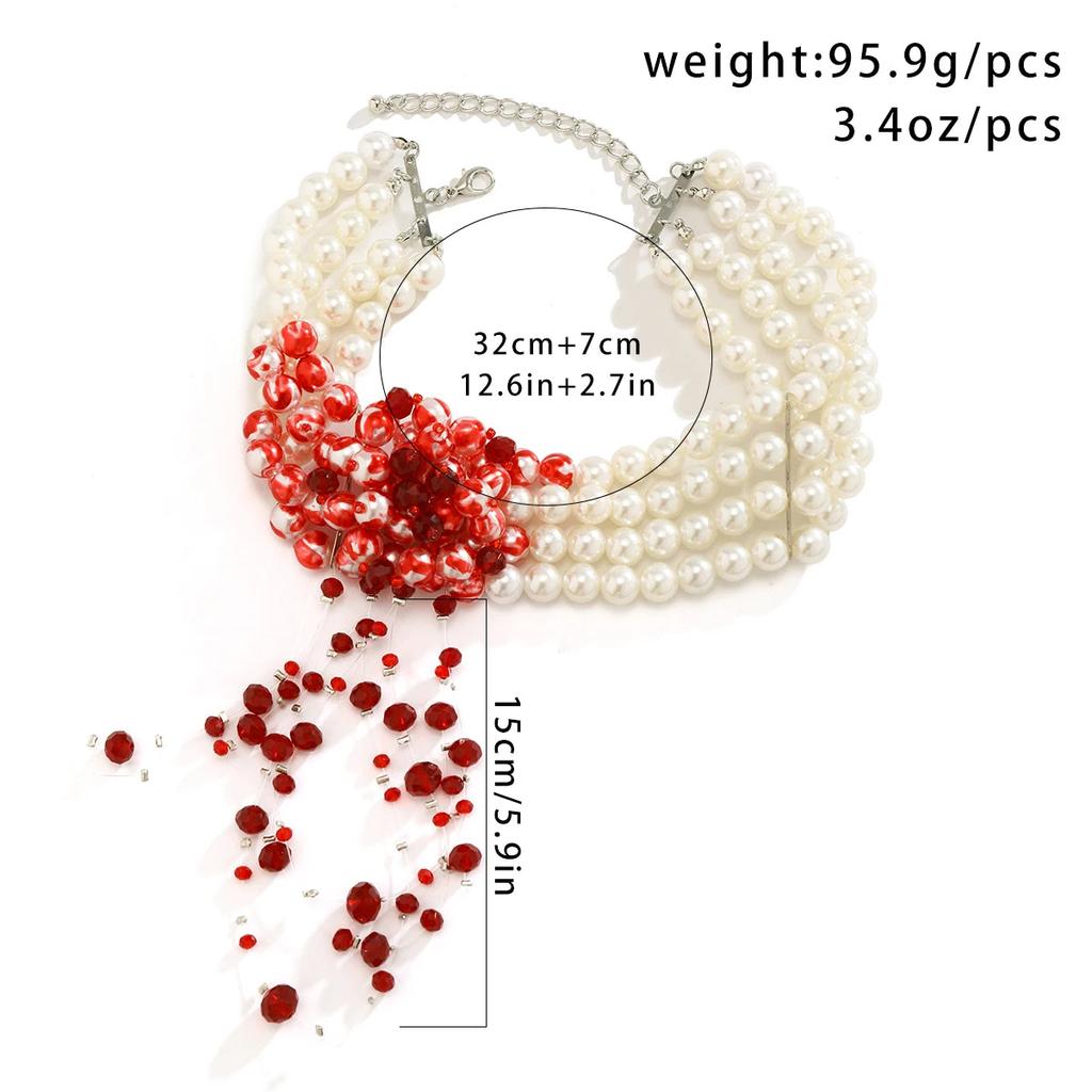 Gothic Dripping Blood Choker Necklace by HitMyNeed