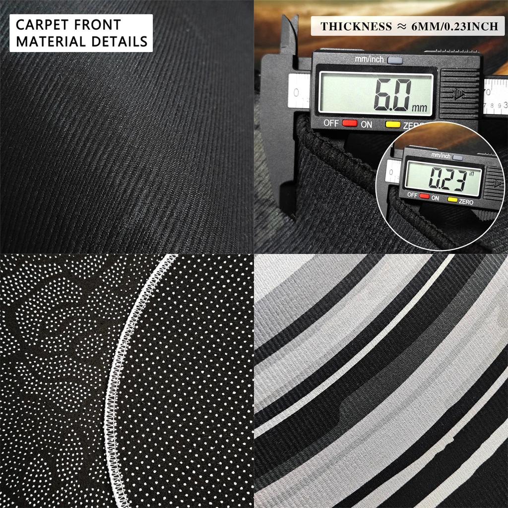 Gothic Halloween Coffin Rug with Non-Slip Backing by HitMyNeed