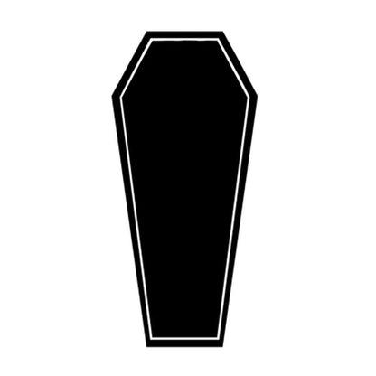 Gothic Halloween Coffin Rug with Non-Slip Backing sa2738-sd 60x120cm by HitMyNeed