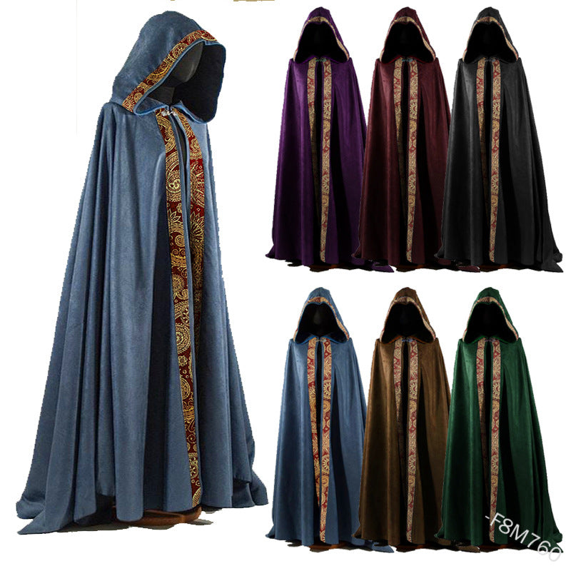 Gothic Hooded Cloak Cape for Halloween & Cosplay by HitMyNeed