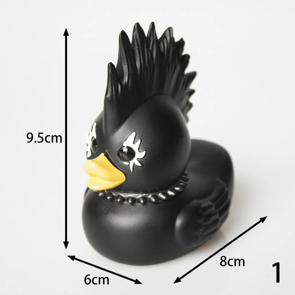 Gothic Punk Duck Resin Figurine Desk Sculpture c by HitMyNeed