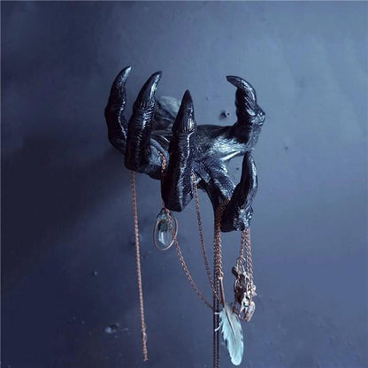 Gothic Witch Hand Wall Hook Resin Halloween Decor by HitMyNeed