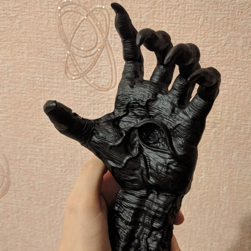 Gothic Witch Hand Wall Hook Resin Sculpture by HitMyNeed