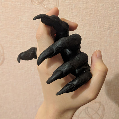 Gothic Witch Hand Wall Hook Resin Sculpture by HitMyNeed