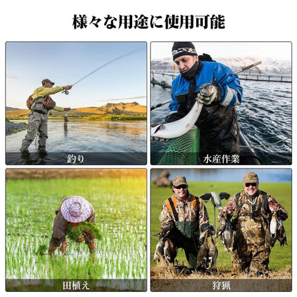 Goture 100% Waterproof Breathable Chest Waders with Boots s by HitMyNeed