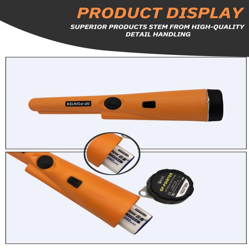 GP Pointer Handheld Metal Detector with Audio & Vibration by HitMyNeed