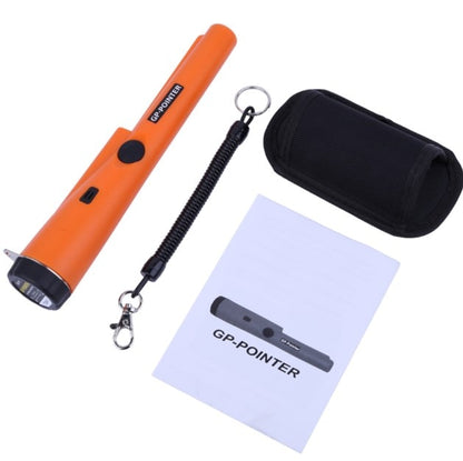 GP Pointer Handheld Metal Detector with Audio & Vibration orange by HitMyNeed