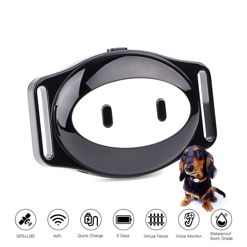 GPS Dog Tag Waterproof Pet Tracker with Alert Features by HitMyNeed