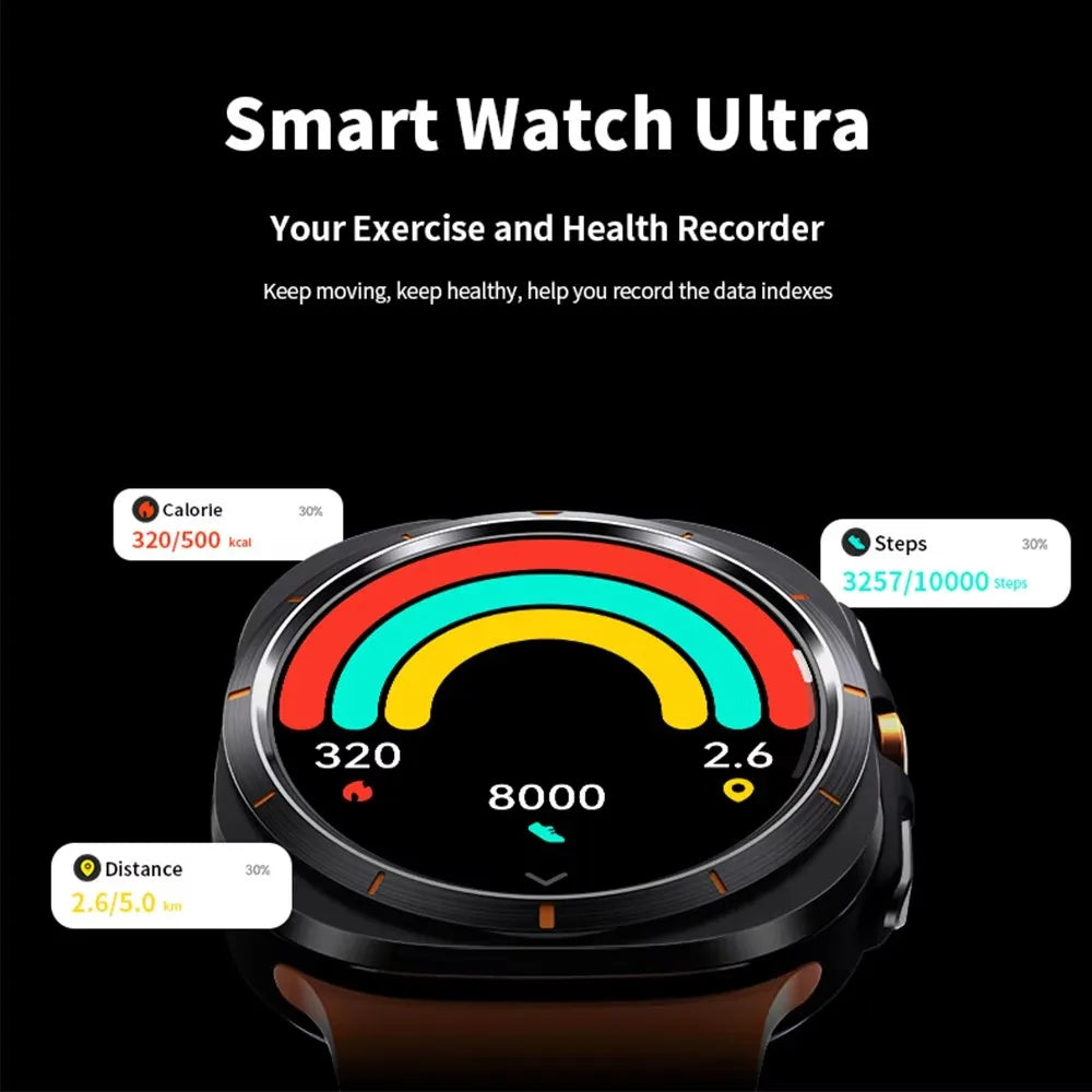 GPS Watch 7 Ultra 47mm AMOLED Smartwatch IP68 by HitMyNeed