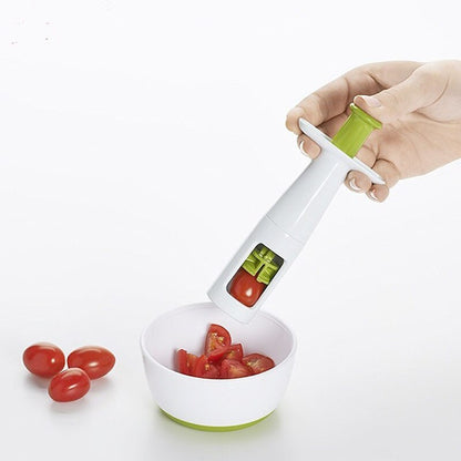 Grape and Cherry Tomato Quarter Slicer Tool by HitMyNeed