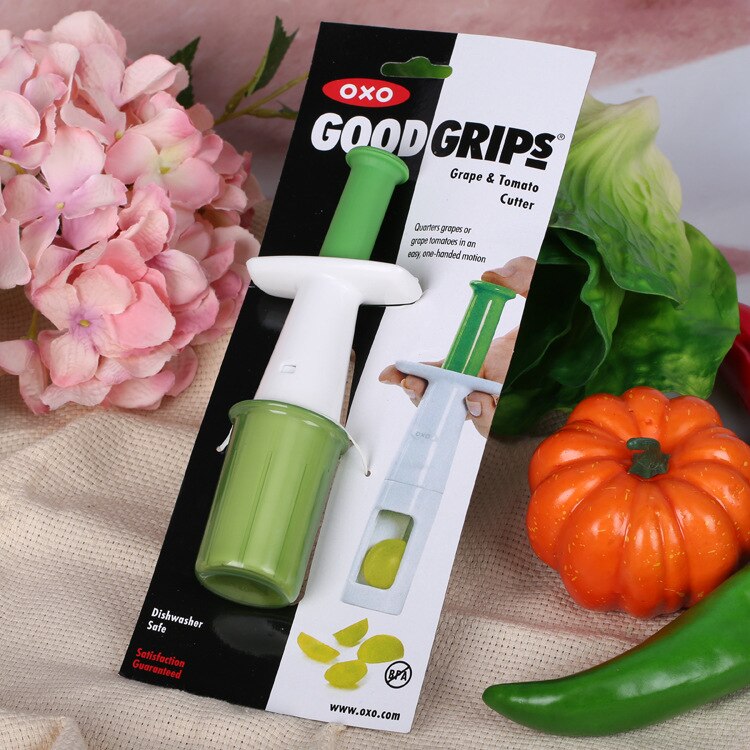 Grape and Cherry Tomato Quarter Slicer Tool by HitMyNeed