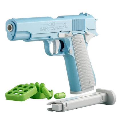 Gravity Jump 3D Printed Non-Firing Toy Blaster a-blue by HitMyNeed