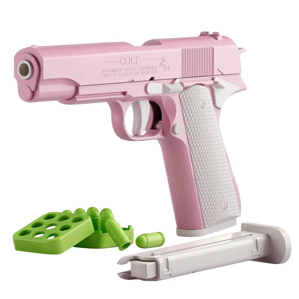 Gravity Jump 3D Printed Non-Firing Toy Blaster a-pink by HitMyNeed