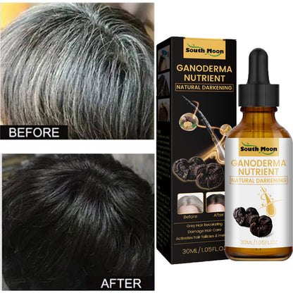 Gray Hair Treatment Serum for Natural Darker Tone 30ml by HitMyNeed