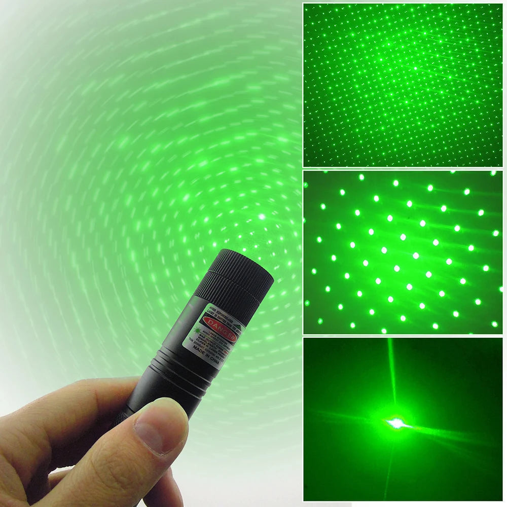 Green 532nm Laser Pointer Pen 301 with Safety Keys by HitMyNeed