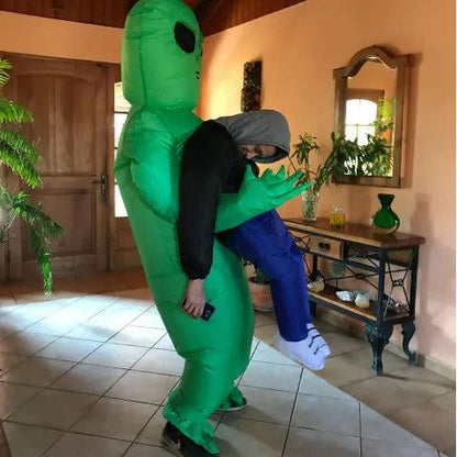 Green Alien Inflatable Costume for Adults & Kids by HitMyNeed
