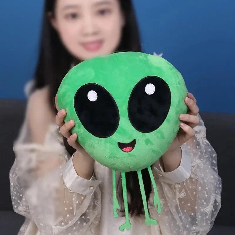 Green Big Head Alien Plush Toy 33cm by HitMyNeed