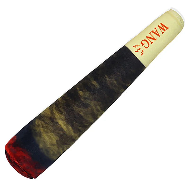 Green Cigar Interactive Plush Sound Toy for Dogs by HitMyNeed