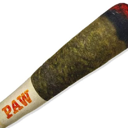Green Cigar Interactive Plush Sound Toy for Dogs paw by HitMyNeed