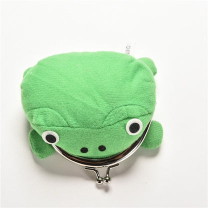 Green Flannel Frog Coin Purse by HitMyNeed