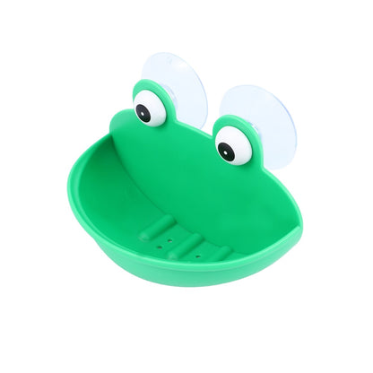 Green Frog Suction Cup Soap Dish Holder by HitMyNeed