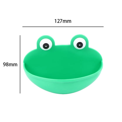 Green Frog Suction Cup Soap Dish Holder by HitMyNeed