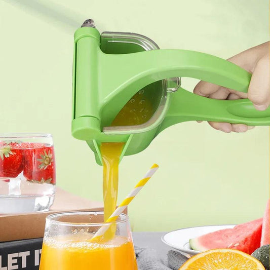 Green Handheld Manual Juicer for Citrus & Vegetables by HitMyNeed