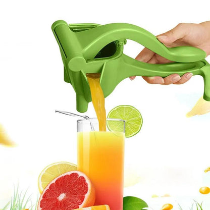 Green Handheld Manual Juicer for Citrus & Vegetables by HitMyNeed