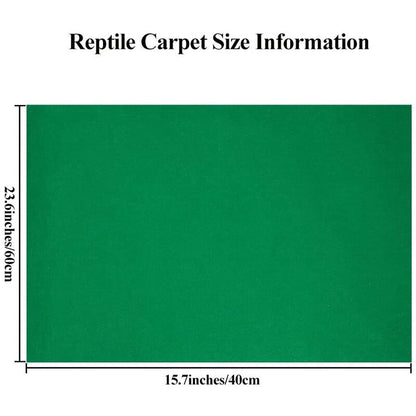 Green Moisture Proof Reptile Carpet 60 x 40 cm by HitMyNeed