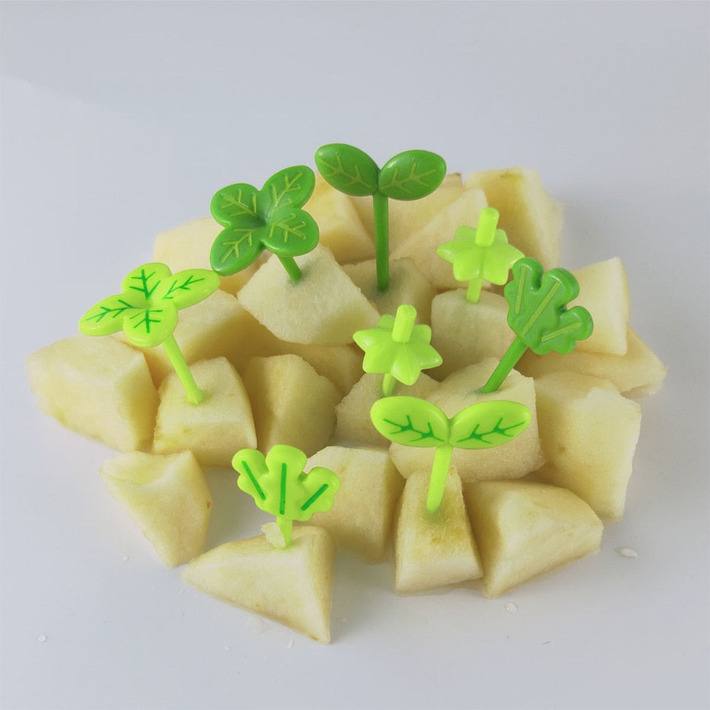 Green Plant Bento Food Picks Set (8 pcs) by HitMyNeed