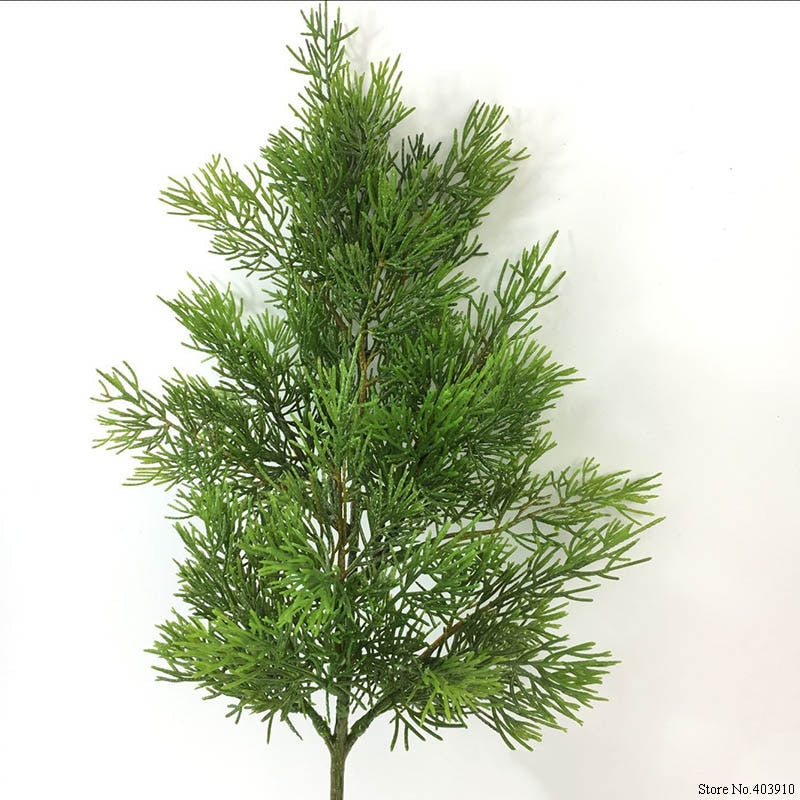 Green Realistic Artificial Pine Branch 50cm by HitMyNeed