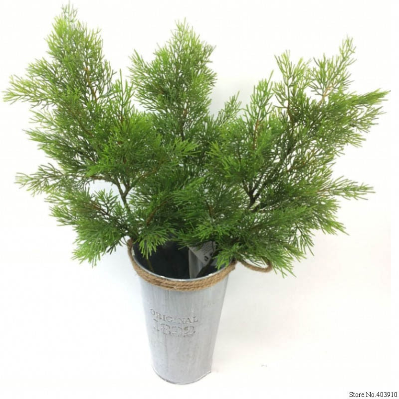 Green Realistic Artificial Pine Branch 50cm by HitMyNeed