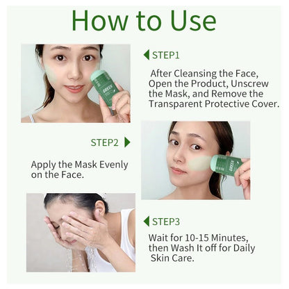 Green Tea Blackhead Remover Mask Stick 40g by HitMyNeed
