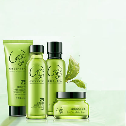 Green Tea Facial Skin Care Set 3-Step Routine by HitMyNeed