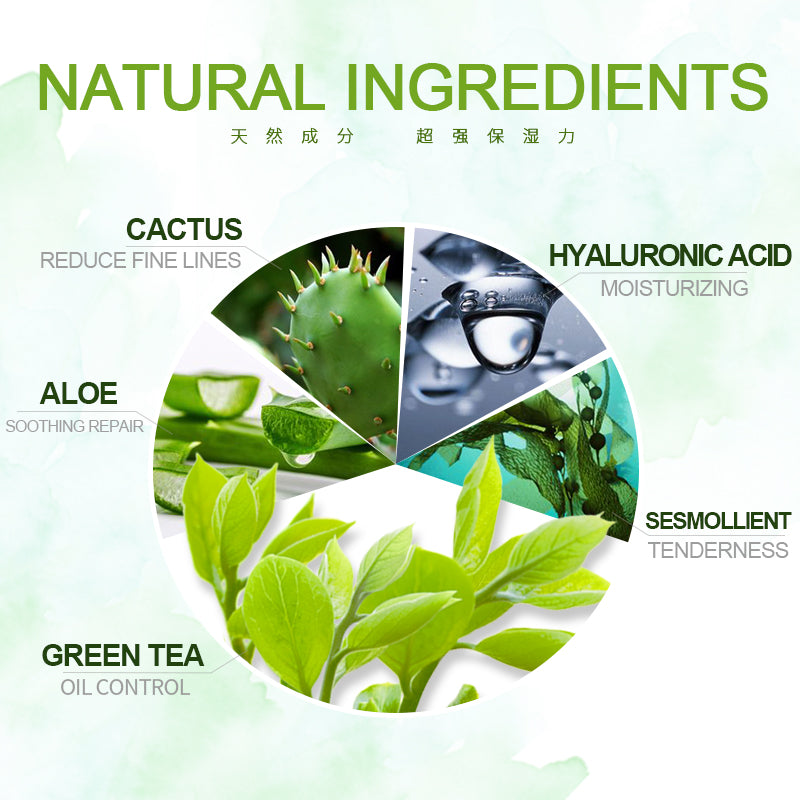 Green Tea Facial Skin Care Set 3-Step Routine by HitMyNeed