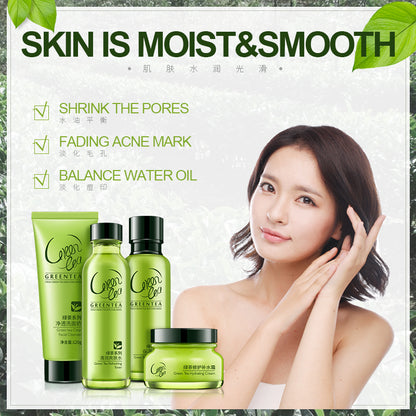 Green Tea Facial Skin Care Set 3-Step Routine by HitMyNeed