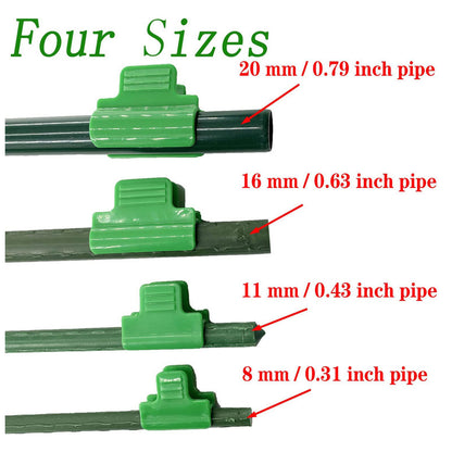 Greenhouse Clamps Garden Clips (10 Pack) by HitMyNeed