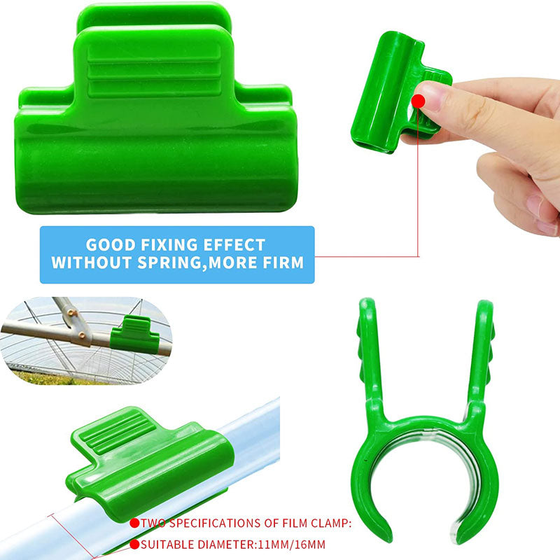 Greenhouse Clamps Garden Clips (10 Pack) by HitMyNeed