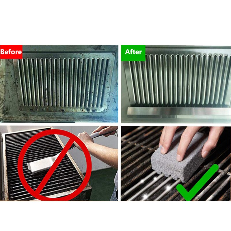 Grill Brick Cleaner Scrubber Blocks (Set of 2) by HitMyNeed