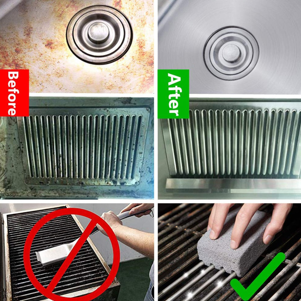 Grill Cleaning Bricks Stain Remover (2 Pack) by HitMyNeed
