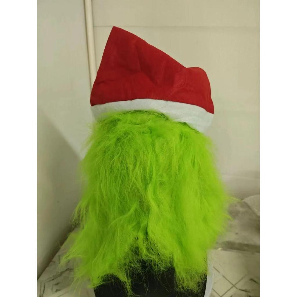 Grinch Green Monster Latex Halloween Mask by HitMyNeed