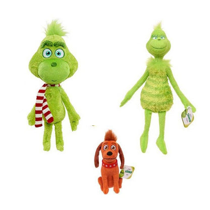 Grinch Plush Toy Set of 4 - Soft Collectible Dolls by HitMyNeed