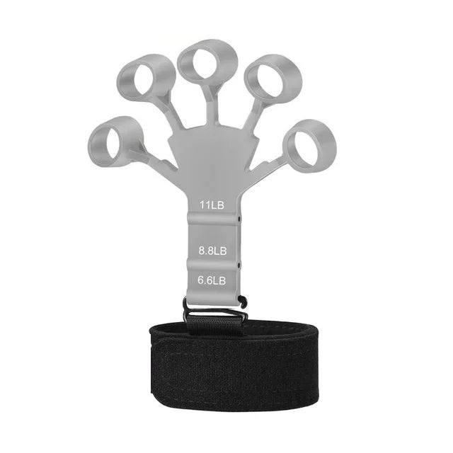 Grip Strengthener Finger Exerciser with 6 Levels gray by HitMyNeed
