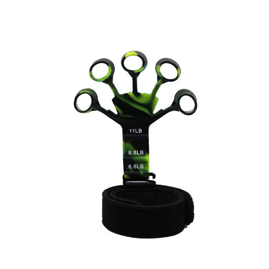 Grip Strengthener Finger Exerciser with 6 Levels green by HitMyNeed