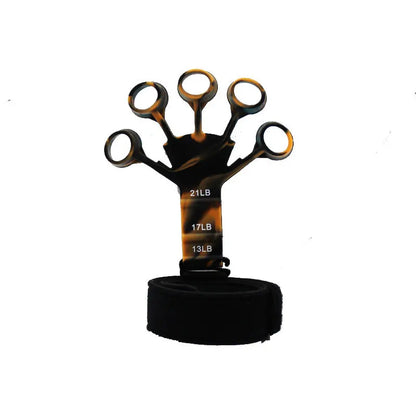 Grip Strengthener Finger Exerciser with 6 Levels orange by HitMyNeed