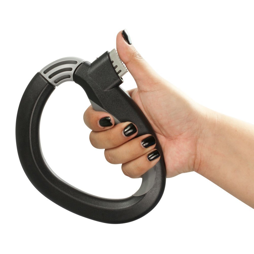 Grocery Bag Holder Handy Hook with Soft Grip by HitMyNeed