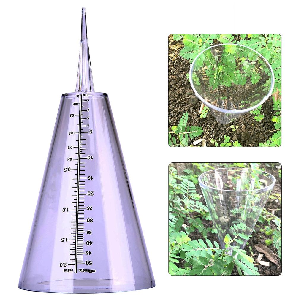 Ground Spike Rain Gauge with Dual Scale by HitMyNeed