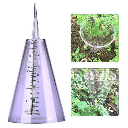 Ground Spike Rain Gauge with Dual Scale by HitMyNeed