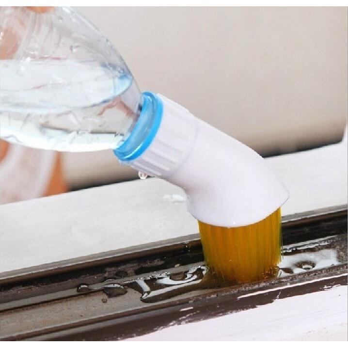 Grout Cleaning Brush with Bottle Dispenser by HitMyNeed